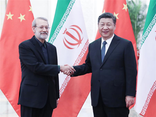 Chinese President Meets Iran's Parliament Speaker